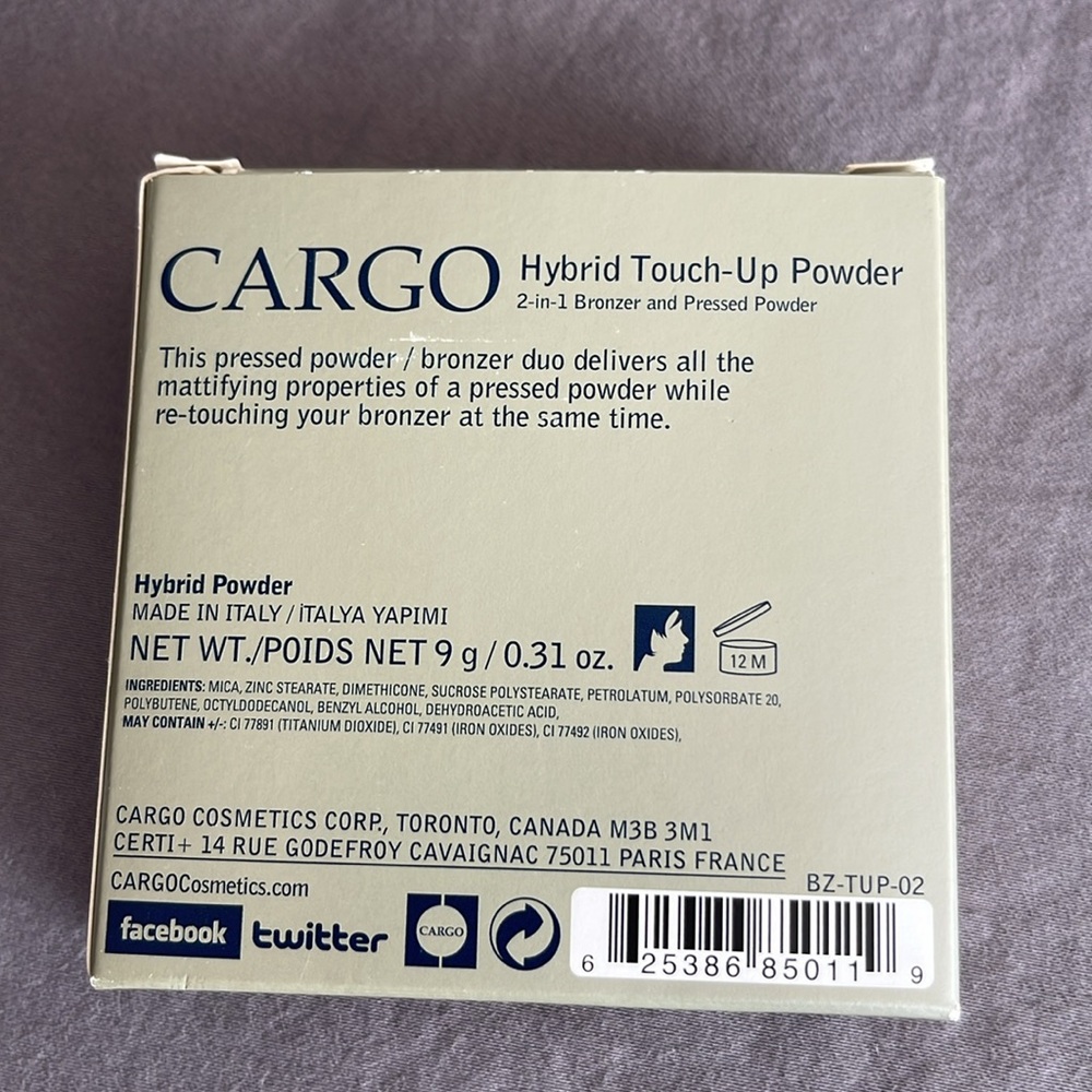New Cargo Hybrid Touch Up Powder 2 in 1 Bronzer - Picture 3 of 7